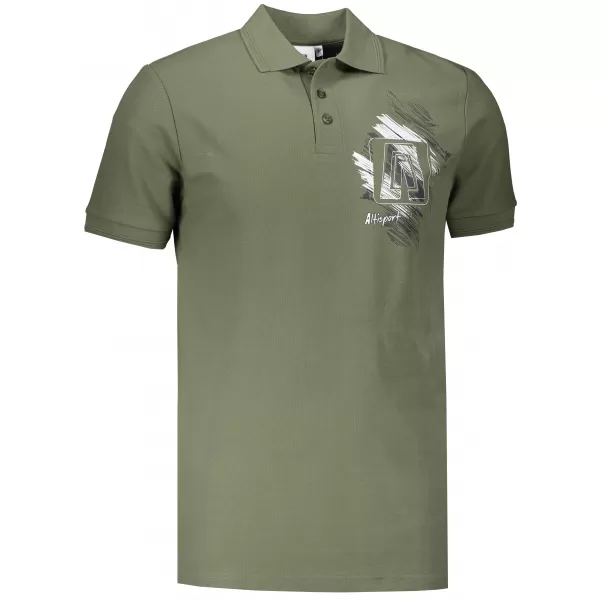  Herren-T-Shirt ALTISPORT ALM032203 KHAKI 