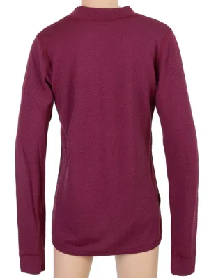 Thermo-T-Shirt für Kinder SENSOR MERINO DOUBLE FACE LOGO 20200021 LILA