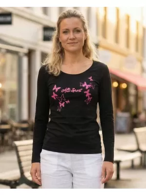 Damen-T-Shirt ALTISPORT ALW011169 SCHWARZ