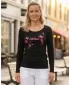 Damen-T-Shirt ALTISPORT ALW011169 SCHWARZ