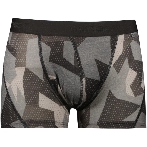  Herren-Thermoboxershorts SENSOR MERINO IMPRESS 19200022 SCHWARZ/CAMO 