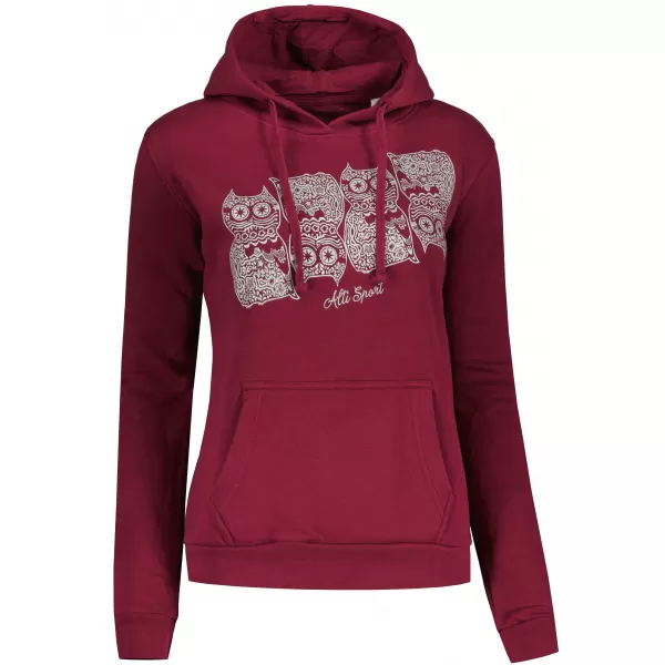  Damen-Sweatshirt ALTISPORT ALW005JN795 BURGUND 