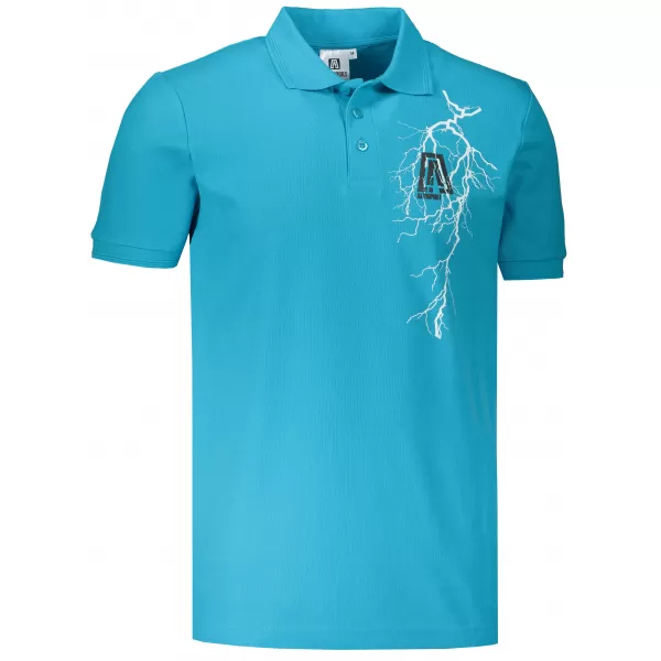  Pánské triko ALTISPORT CARRYOVER ALM027203 TYRKYSOVÁ 