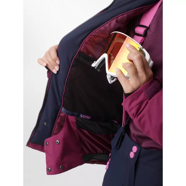  Damen-Skijacke LOAP FLOE OLW2016 ROSA/BLAU 