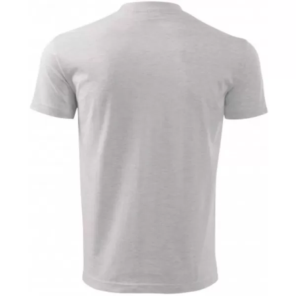  Kinder-T-Shirt MALFINI BASIC 138 HELLGRAUE AKZENTE 