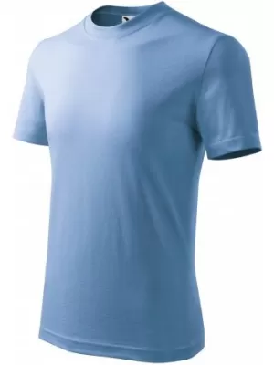 Kinder-T-Shirt MALFINI BASIC 138 HIMMELBLAU