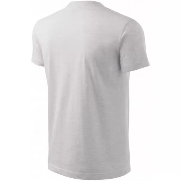  Kinder-T-Shirt MALFINI BASIC 138 HELLGRAUE AKZENTE 