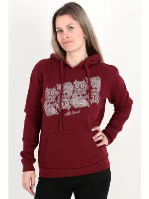 Damen-Sweatshirt ALTISPORT ALW005JN795 BURGUND