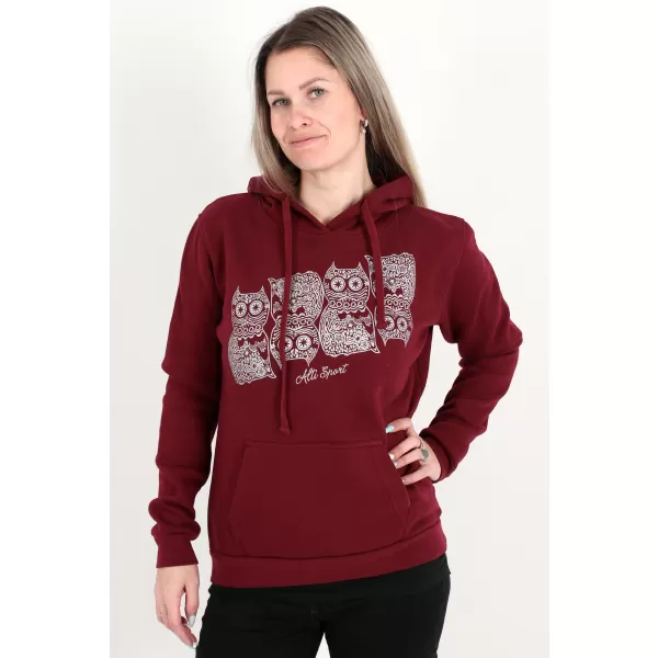  Damen-Sweatshirt ALTISPORT ALW005JN795 BURGUND 