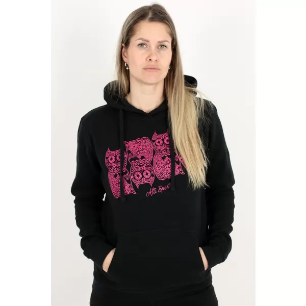  Damen-Sweatshirt ALTISPORT ALW005JN795 SCHWARZ ROSA 
