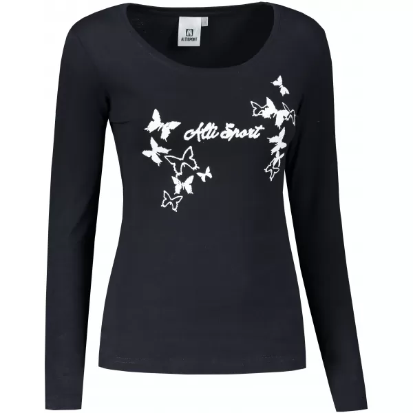  Damen-T-Shirt ALTISPORT ALW011169 MARINE/WEIß 
