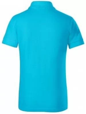 Kinder-T-Shirt mit Kragen MALFINI PIQUE POLO 222 TÜRKIS