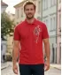 Pánské triko ALTISPORT CARRYOVER ALM027203 ČERVENÁ