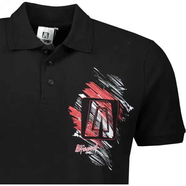  Herren-T-Shirt ALTISPORT ALM032203 SCHWARZ 