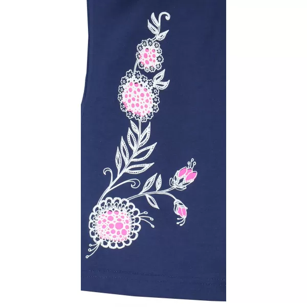 Damen-T-Shirt ALTISPORT ALW055122 MITTERNACHTSBLAU/ROSA 