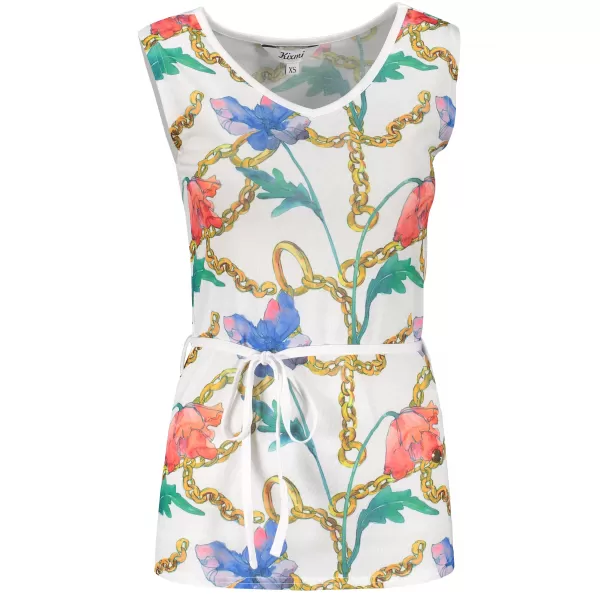  Damen-Tanktop KIXMI LANGLEY WEIß 