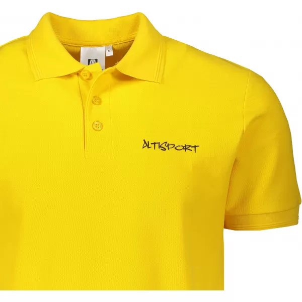  Herren-T-Shirt mit Kragen ALTISPORT ALM013203 GELB 