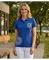 Damen-T-Shirt mit Kragen ALTISPORT ALW024210 KÖNIGSBLAU