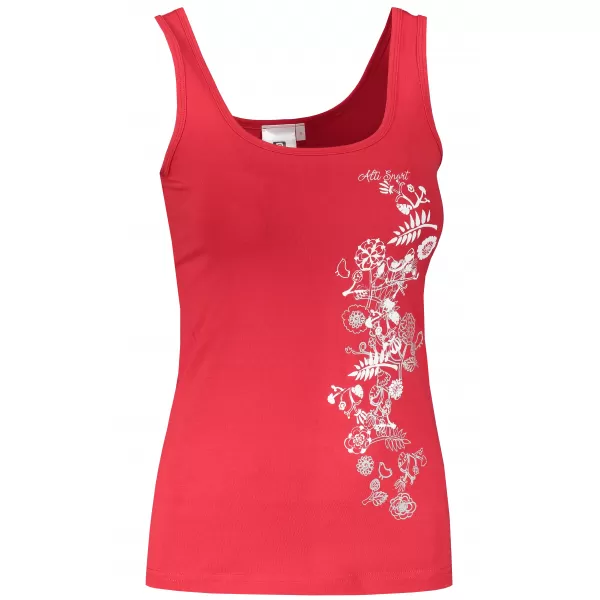  Dámské tílko ALTISPORT CARRYOVER ALW029136 ČERVENÁ 