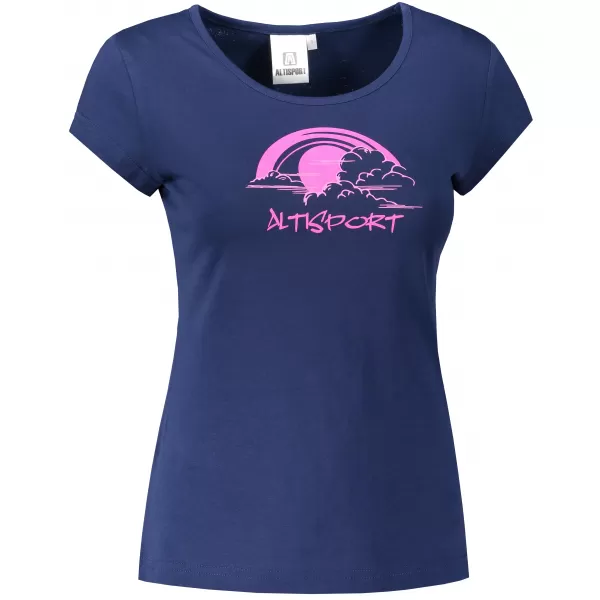  Damen-T-Shirt ALTISPORT ALW044122 MITTERNACHTSBLAU 