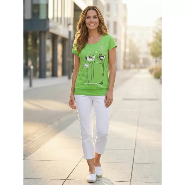  Dámské triko ALTISPORT CARRYOVER ALW043120 APPLE GREEN 