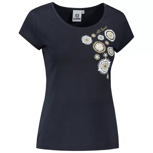  Damen-T-Shirt ALTISPORT ALW053122 MARINEBLAU/GOLD 