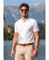 Herren-T-Shirt mit Kragen ALTISPORT ALM013203 WEIß