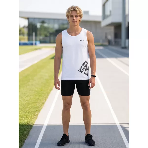  Herren-Tanktop ALTISPORT ALM013142 WEIß 