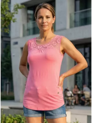 Damen-Tanktop KIXMI LAVETTE ROSA