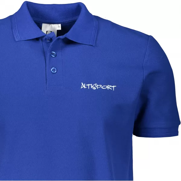  Herren-T-Shirt mit Kragen ALTISPORT ALM013203 KÖNIGSBLAU 