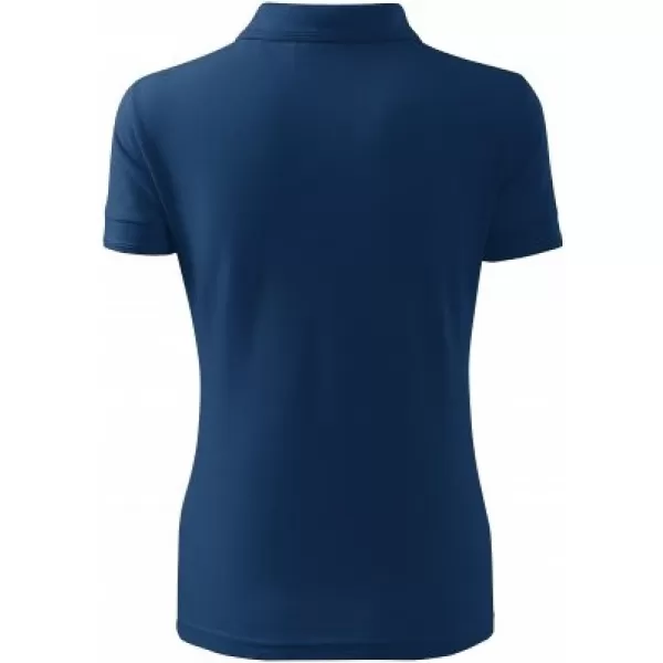  Damen-T-Shirt mit Kragen MALFINI PIQUE POLO 210 MITTERNACHTSBLAU 