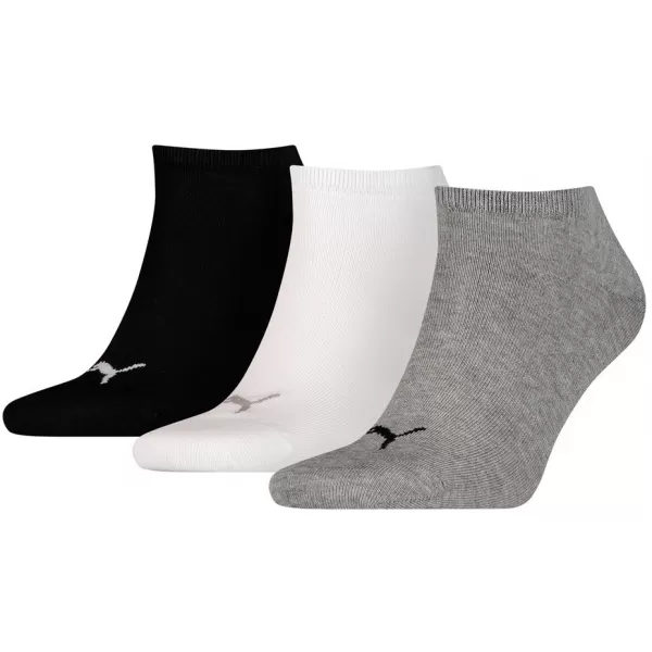  Socken PUMA SNEAKER PLAIN 3P GRAU 