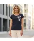 Damen-T-Shirt ALTISPORT ALW053122 MARINEBLAU/GOLD