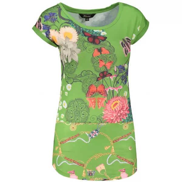  Damen-T-Shirt KIXMI LAILA GRÜN 