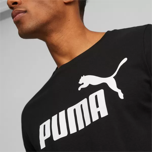  Herren-T-Shirt PUMA ESS LOGO TEE PUMA SCHWARZ 