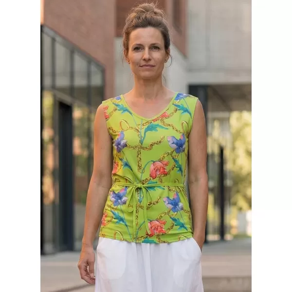  Damen-Tanktop KIXMI LANGLEY GRÜN 