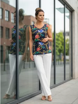 Damen-Tanktop KIXMI LANGLEY DUNKELBLAU