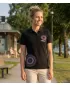 Damen-T-Shirt mit Kragen ALTISPORT ALW024210 SCHWARZ ROSA