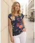 Damen-T-Shirt KIXMI LAILA DUNKELBLAU