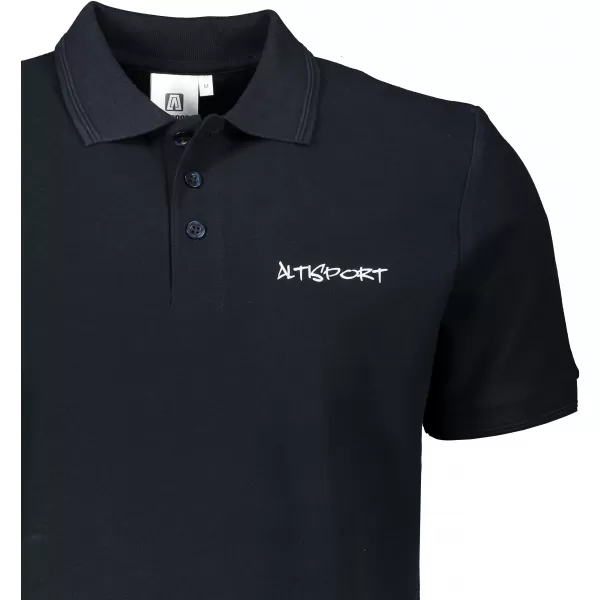  Herren-T-Shirt mit Kragen ALTISPORT ALM013203 NAVY BLAU 