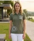 Damen-T-Shirt mit Kragen ALTISPORT ALW024210 KHAKI