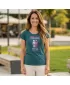 Damen-T-Shirt ALTISPORT ALW049122 KEROSIN
