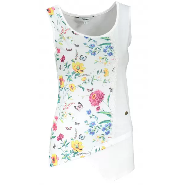  Damen-Tanktop KIXMI LAURA WEIß 