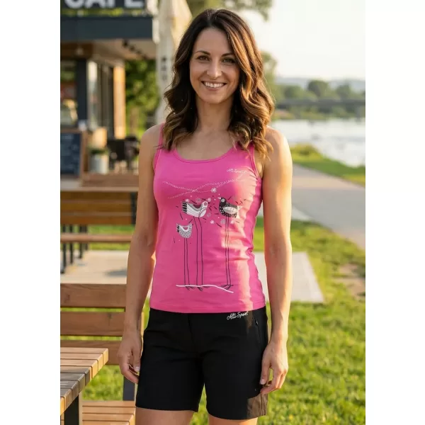  Dámské tílko ALTISPORT CARRYOVER ALW043136 PURPUROVÁ 