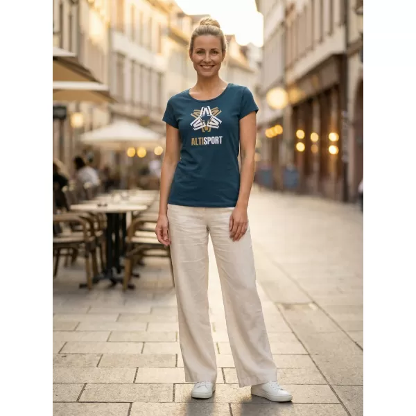  Damen-T-Shirt ALTISPORT ALW046122 KEROSIN 