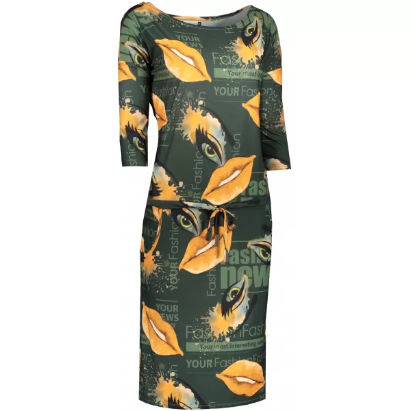  Kleid NUMOCO A13-123 GRÜN 