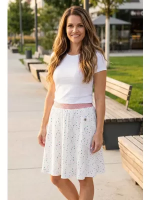 Damenrock KIXMI LOTTIE WEIß