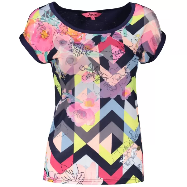  Damen-T-Shirt KIXMI LISEA DUNKELBLAU 