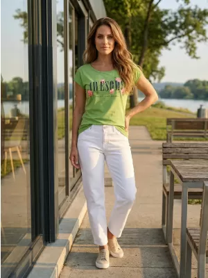 Damen-T-Shirt KIXMI LEA GRÜN