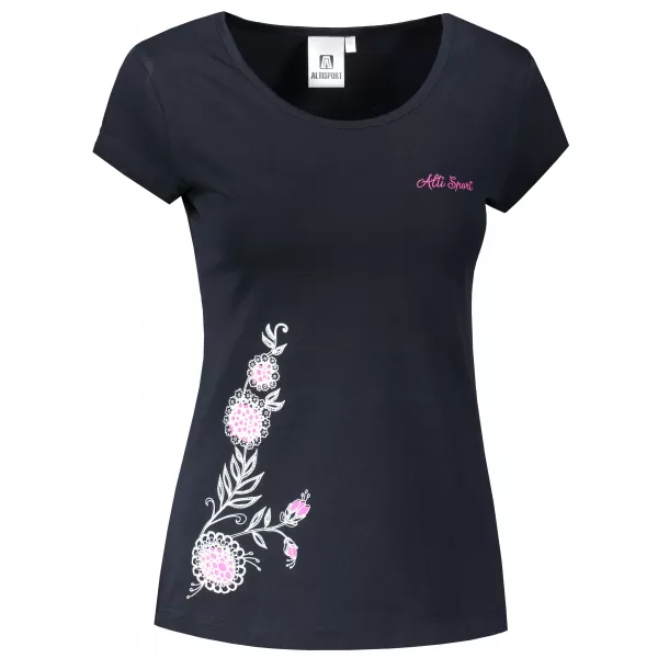  Damen-T-Shirt ALTISPORT ALW055122 NAVY BLAU 